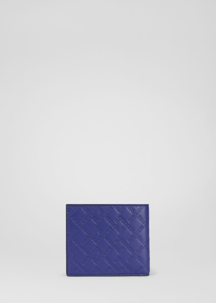Versace Greca Argyle Medusa Wallet πορτοφολια ανδρικα μπλε | KORC7C2