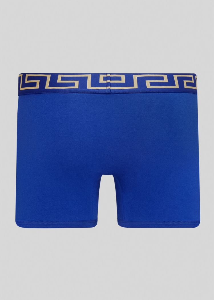 Versace Greca Border Boxers εσωρουχα ανδρικα μπλε | 364HJG2