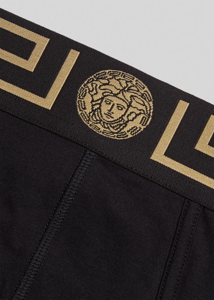Versace Greca Border Briefs Bi-Pack εσωρουχα ανδρικα μαυρα | RR2D813