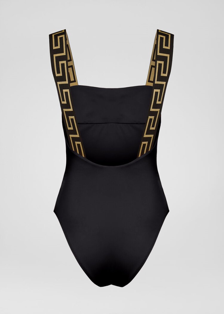 Versace Greca Border One-Piece Swimsuit μαγιό γυναικεια μαυρα | B247VWN