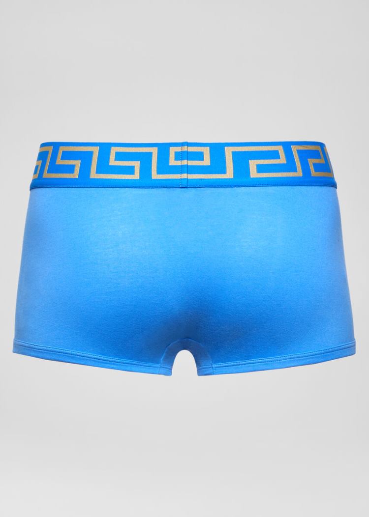 Versace Greca Border Trunks εσωρουχα ανδρικα μπλε | F6SRXFN