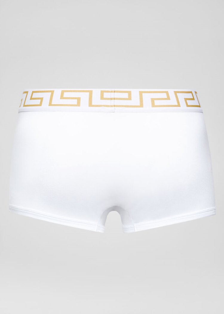 Versace Greca Border Trunks εσωρουχα ανδρικα ασπρα | FBKSPUW