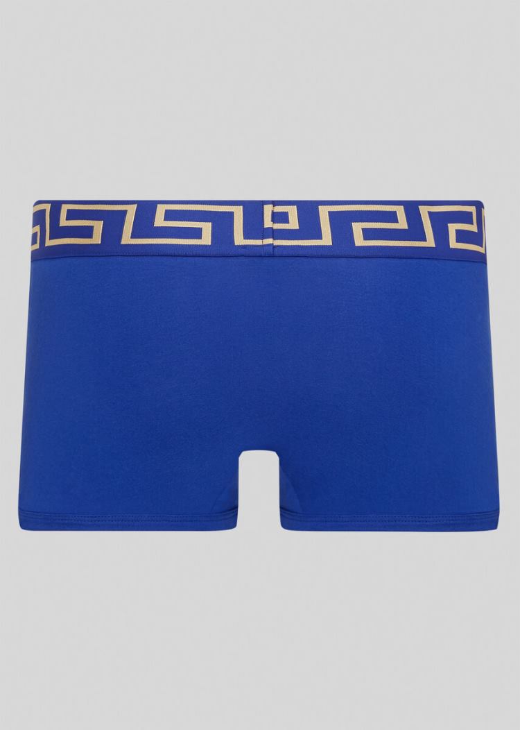 Versace Greca Border Trunks εσωρουχα ανδρικα μπλε | O5CQICB