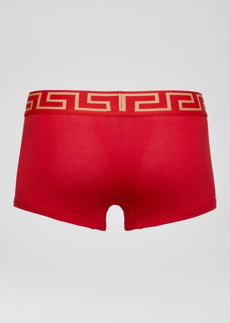 Versace Greca Border Trunks εσωρουχα ανδρικα κοκκινα | RXWWQN5