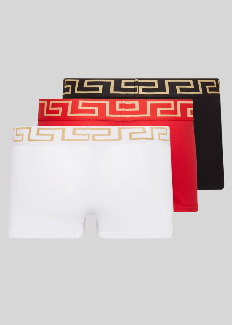 Versace Greca Border Trunks εσωρουχα ανδρικα κοκκινα | XQEU3AZ