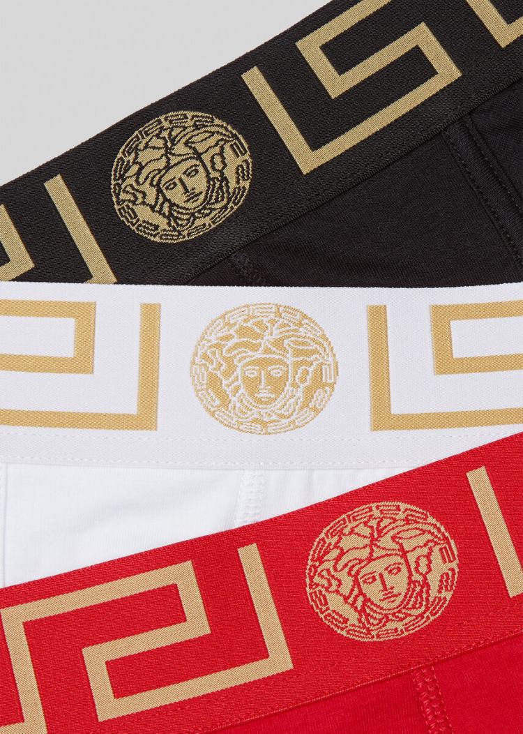 Versace Greca Border Trunks εσωρουχα ανδρικα κοκκινα | XQEU3AZ