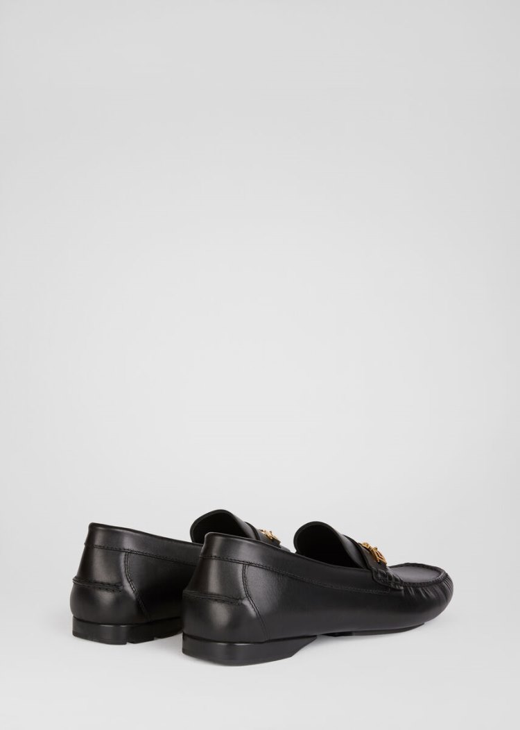 Versace Greca Loafers Loafers ανδρικα μαυρα | SOI8UJC