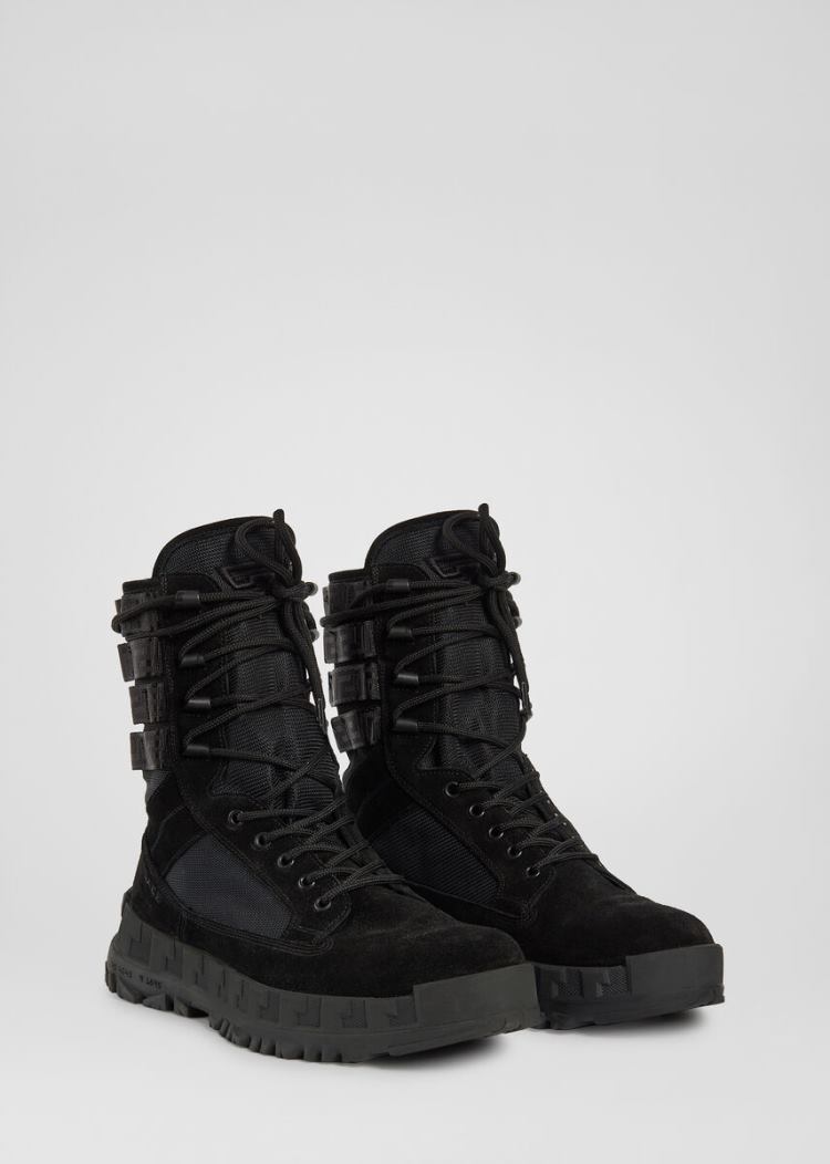 Versace Greca Rhegis Boots μποτεσ ανδρικα μαυρα | B8NF0YM