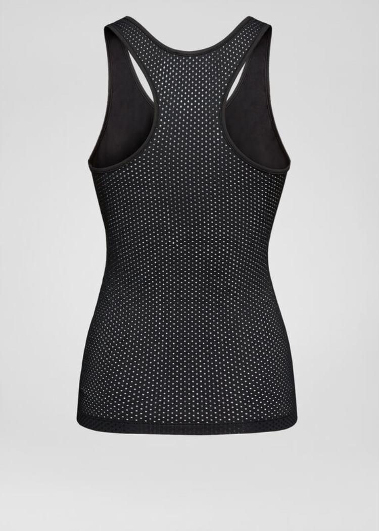 Versace Greek Key Mesh Sports Tank αμανικα μπλουζακια γυναικεια μαυρα | HPSDXN1