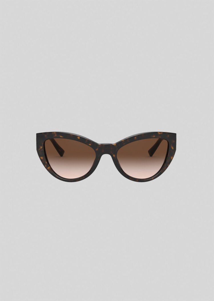 Versace Havana Cat-Eye Medusa Crystal γυαλια ηλιου γυναικεια καφε | HD89OU0