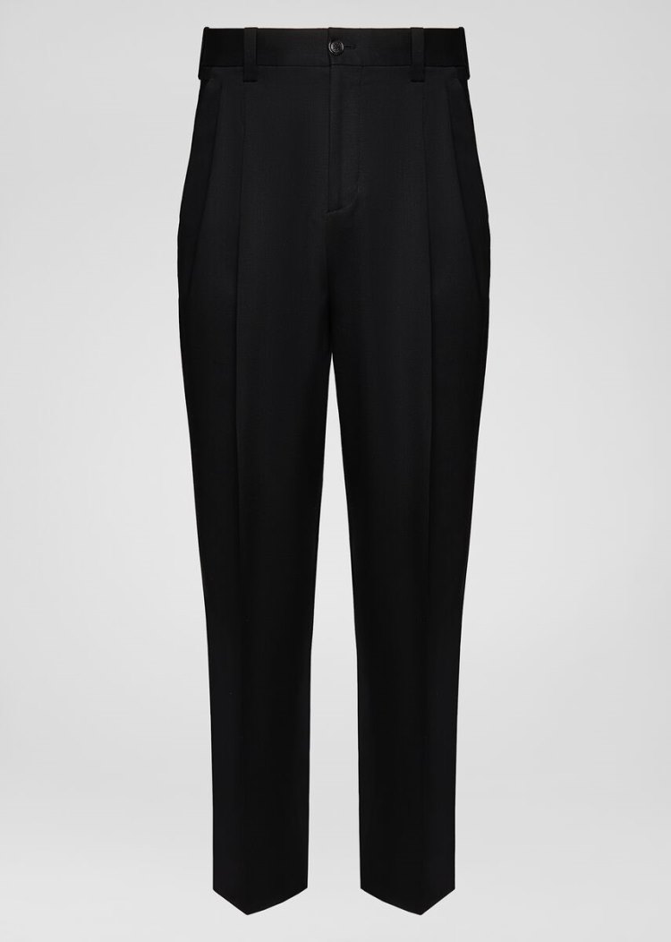 Versace High Waisted Formal Trousers παντελόνι ανδρικα μαυρα | 93DQXOC