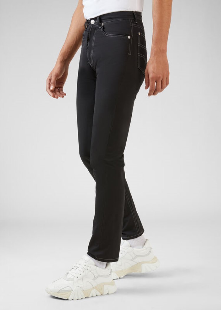 Versace High Waisted Jeans τζιν παντελονι ανδρικα μαυρα | HFZ5H50