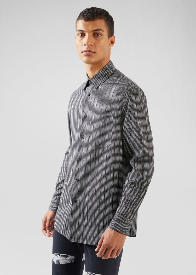 Versace Homme Print Shirt πουκαμισα ανδρικα Πολύχρωμο | 50DAEFL