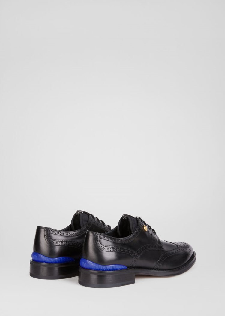 Versace Hyperion Brogues παπουτσια σκαρπινια ανδρικα μαυρα | 2DJ30BG