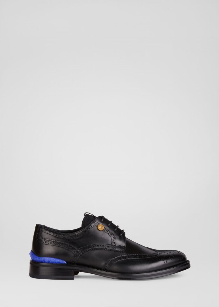 Versace Hyperion Brogues παπουτσια σκαρπινια ανδρικα μαυρα | 2DJ30BG