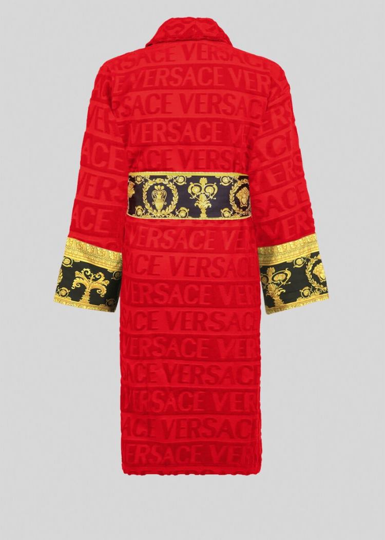 Versace I ♡ Baroque Bathrobe Μπουρνούζια ανδρικα κοκκινα | 39J1KIX