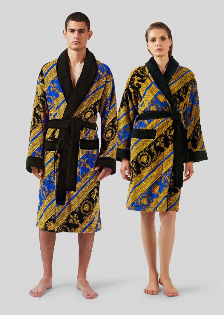 Versace I ♡ Baroque Bathrobe Μπουρνούζια γυναικεια Πολύχρωμο | 5UUUA64