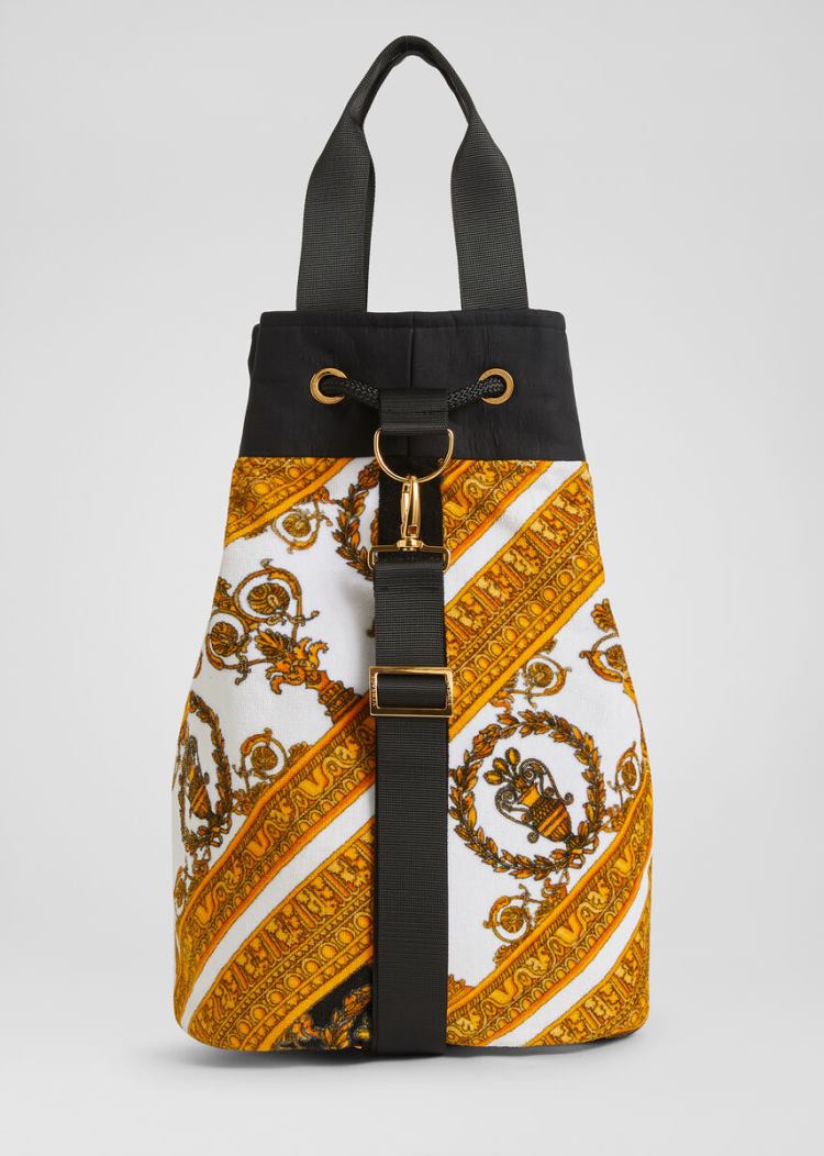 Versace I ♡ Baroque Print Beach Bag μαγιό γυναικεια Πολύχρωμο | SKZYPAP
