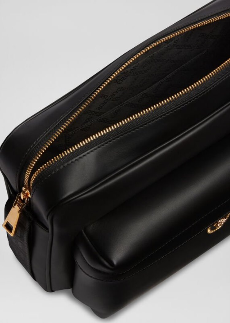Versace Icon Messenger Bag τσάντεσ tote ανδρικα μαυρα | G1YPFLP