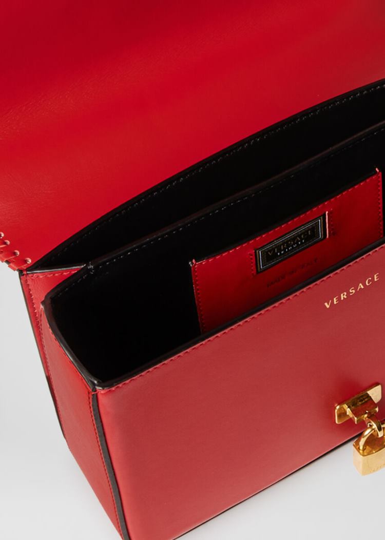Versace Icon Western Shoulder Bag Icon Bag γυναικεια κοκκινα χρυσο χρωμα | 7LJA5M7