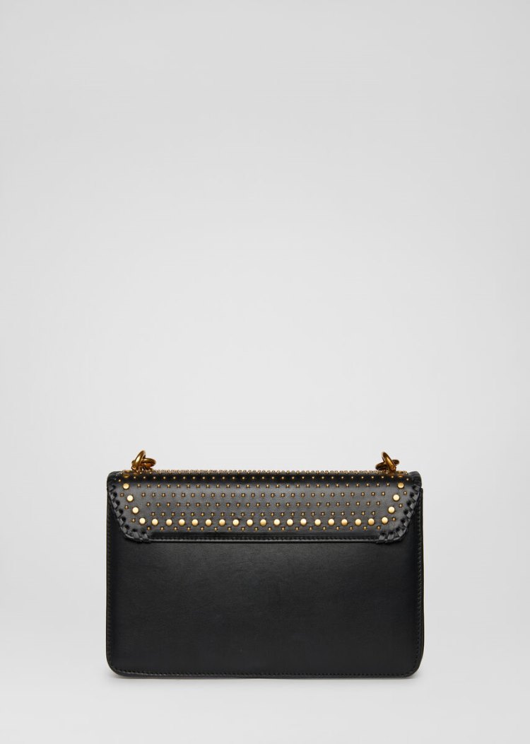 Versace Icon Western Shoulder Bag Icon Bag γυναικεια μαυρα | 8EPOMT5