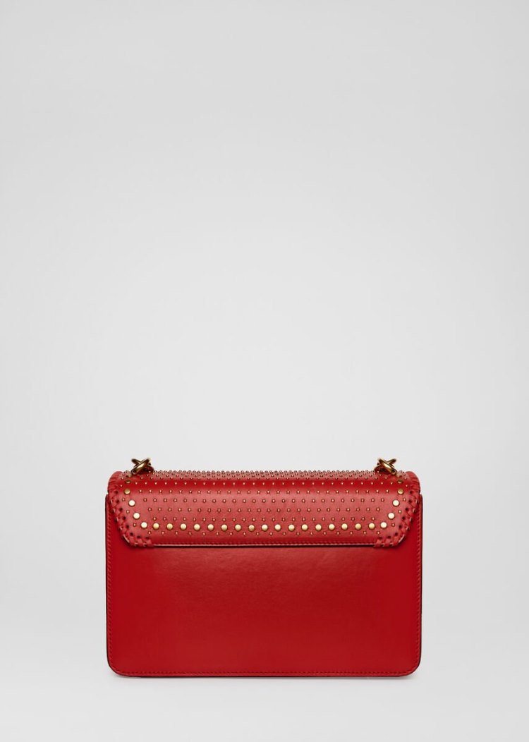 Versace Icon Western Shoulder Bag τσάντεσ ώμου γυναικεια κοκκινα χρυσο χρωμα | Q1FLTPP
