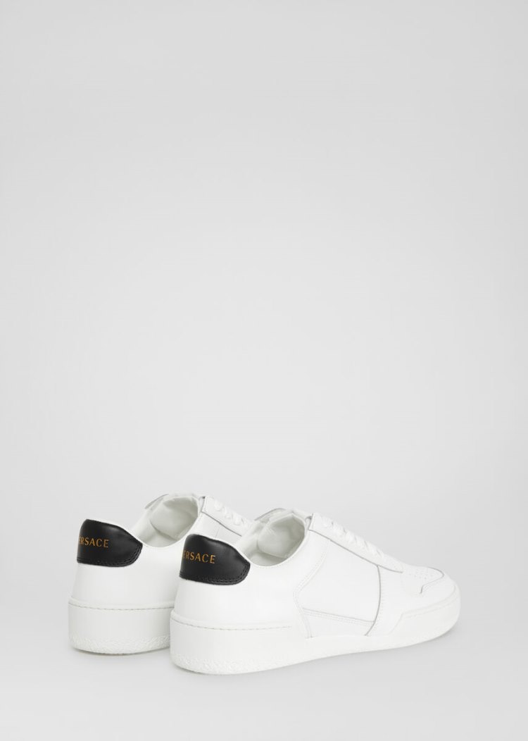 Versace Ilus Trainers αθλητικα γυναικεια ασπρα μαυρα | 6O6ZAWP