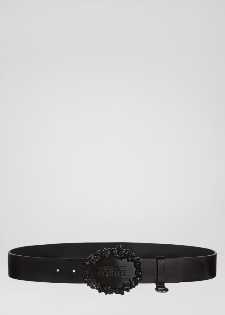 Versace Jeans Couture Baroque πόρπης Belt ζωνη Jeans Couture μαυρα | AOHTQY7