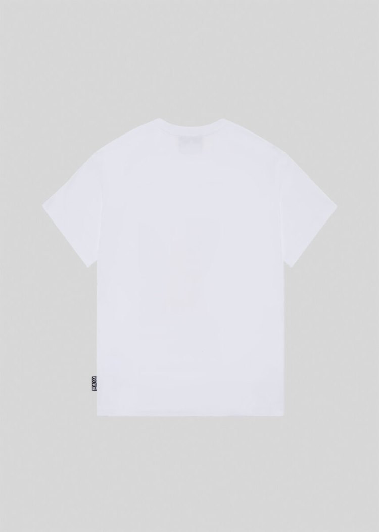 Versace Jeans Couture Collage Capsule συλλογη T Shirt μπλουζακια Jeans Couture ασπρα | BGGOPHO