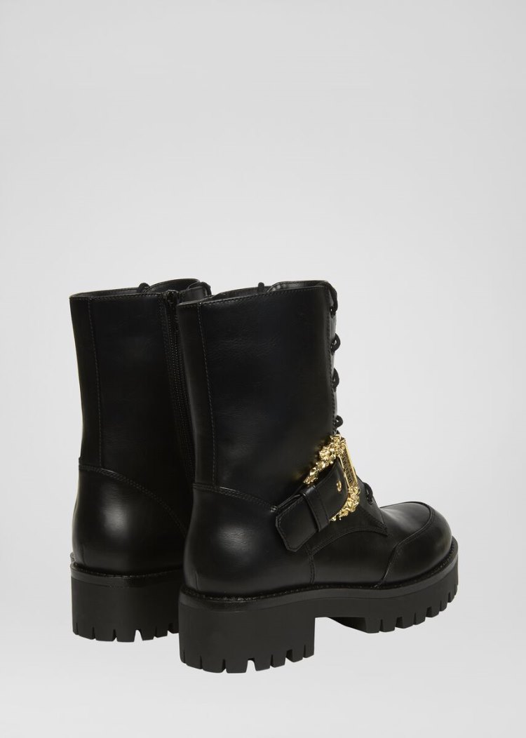 Versace Jeans Couture Combat Boots μποτεσ Jeans Couture μαυρα | JVA1AYU