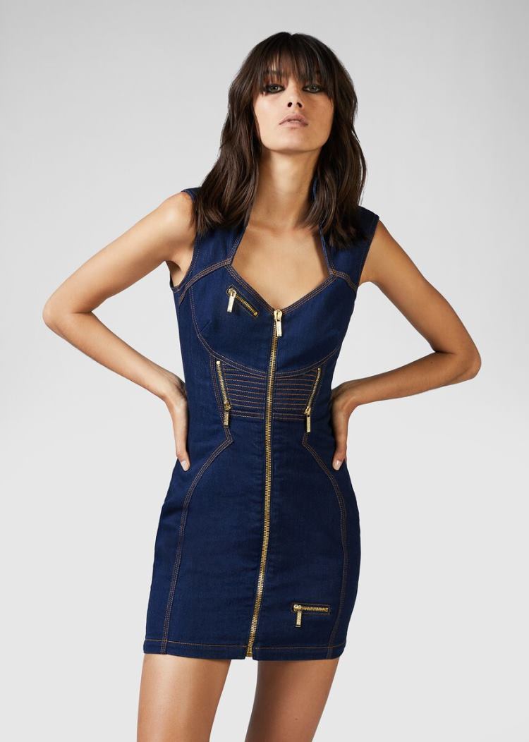 Versace Jeans Couture Denim Mini φορεμα φορεμα Jeans Couture μπλε | 3G4780T