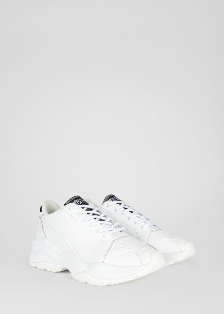 Versace Jeans Couture Etichetta Accent Extreme Trainers αθλητικα Jeans Couture ασπρα | NPULYQV