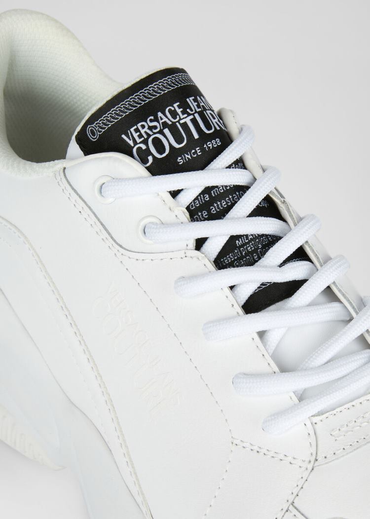 Versace Jeans Couture Etichetta Accent Extreme Trainers αθλητικα Jeans Couture ασπρα | NPULYQV