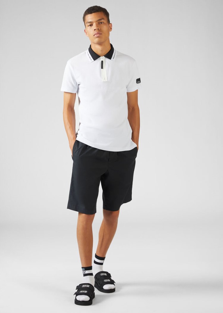 Versace Jeans Couture Etichetta Patch Gym Shorts σορτσ Jeans Couture μαυρα | G7GYG67