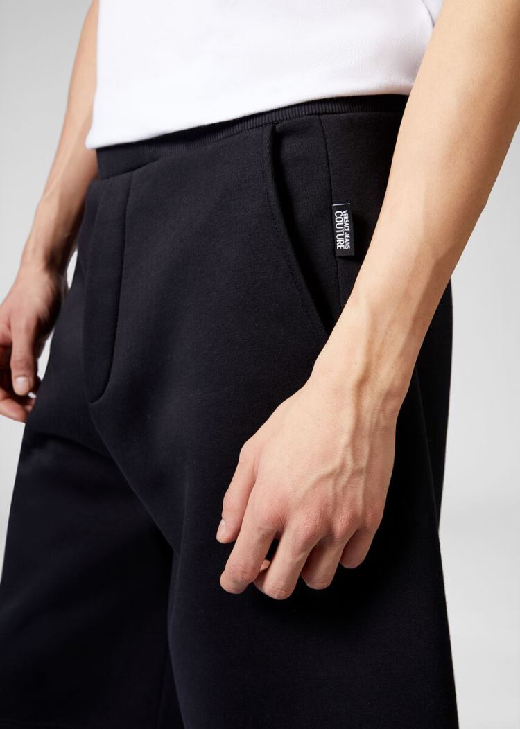 Versace Jeans Couture Etichetta detail Gym Shorts σορτσ Jeans Couture μαυρα | 2LZSHS5