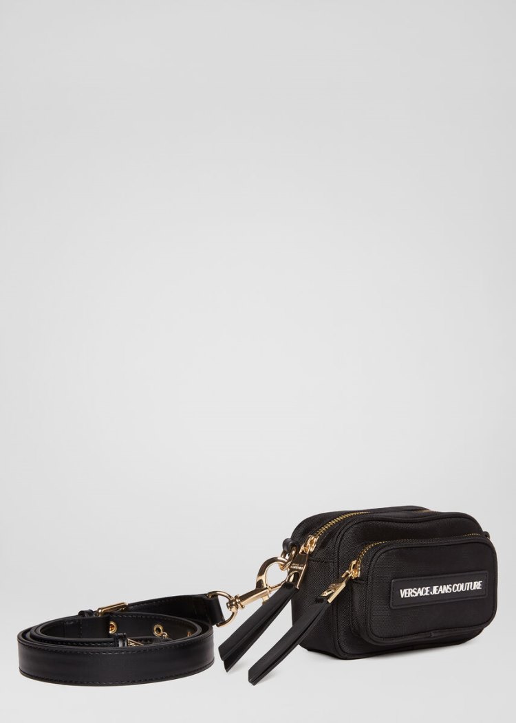 Versace Jeans Couture Heritage Hardware Mini Bag τσαντα Jeans Couture μαυρα | QSWCUKA
