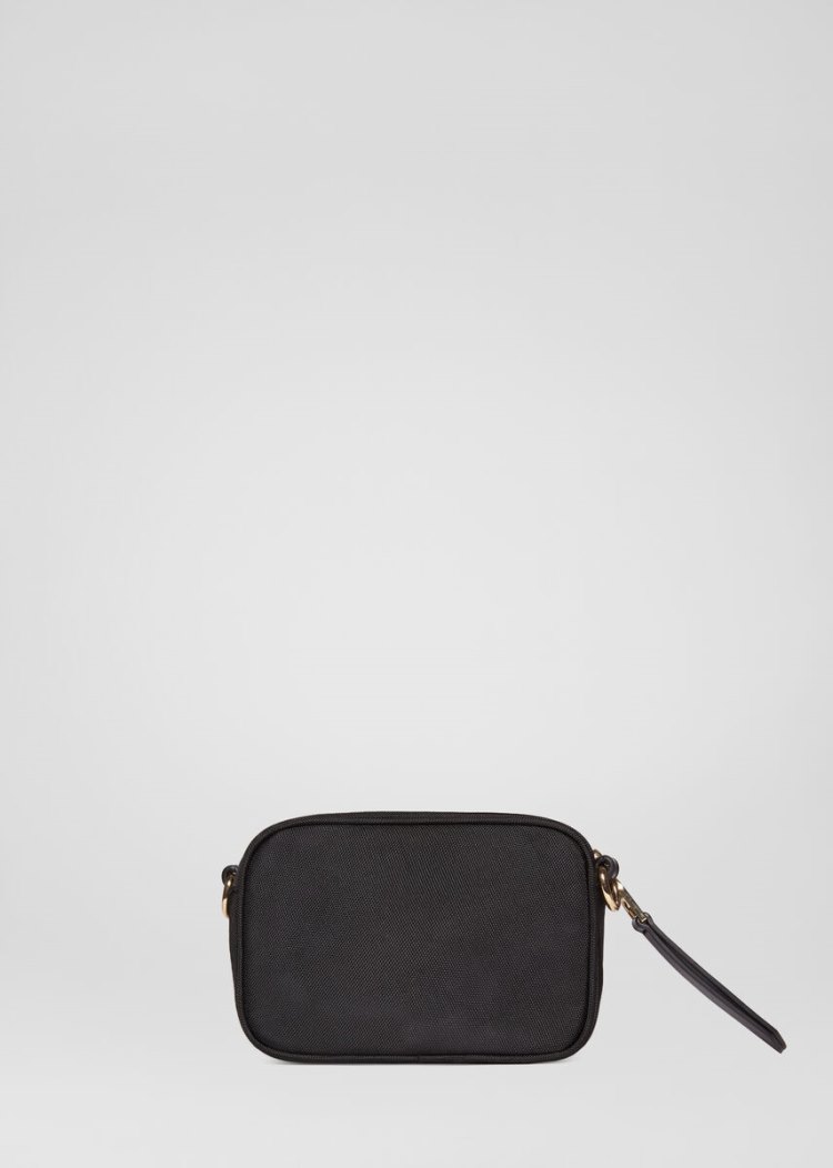 Versace Jeans Couture Heritage Hardware Mini Bag τσαντα Jeans Couture μαυρα | QSWCUKA