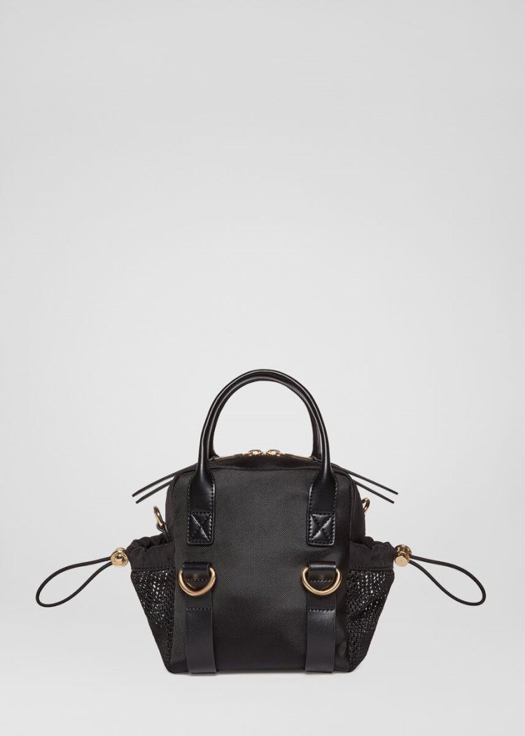 Versace Jeans Couture Heritage Tip Mini Bag τσαντα Jeans Couture μαυρα | L2X0GY5