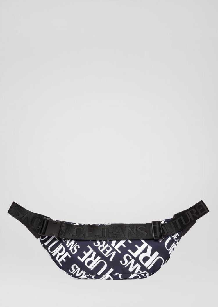 Versace Jeans Couture Logo Allover Print Belt Bag Τσαντα Μεσησ Jeans Couture μπλε | 6N8U13W