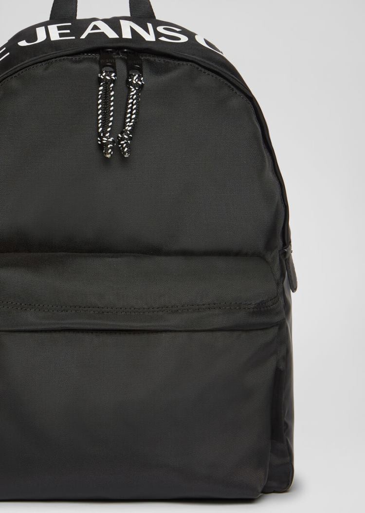 Versace Jeans Couture Logo Backpack σακιδια πλατησ Jeans Couture μαυρα | 1XXVM3P
