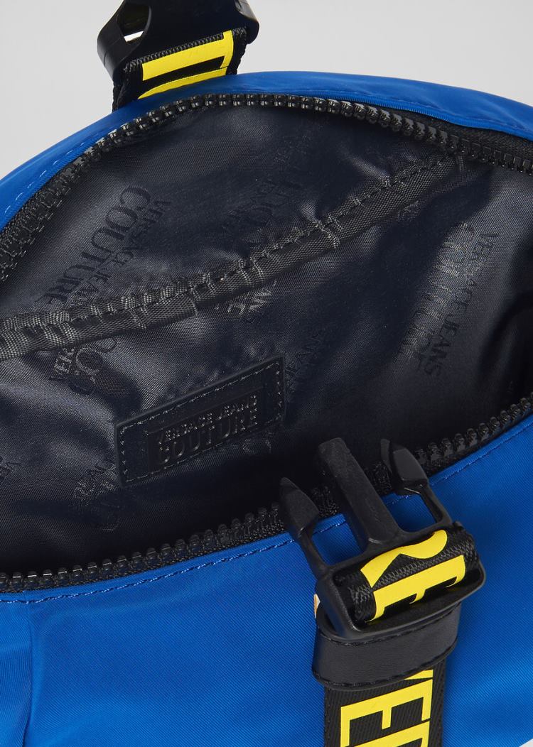 Versace Jeans Couture Logo Belt Bag Τσαντα Μεσησ Jeans Couture μπλε | ALWMLU4