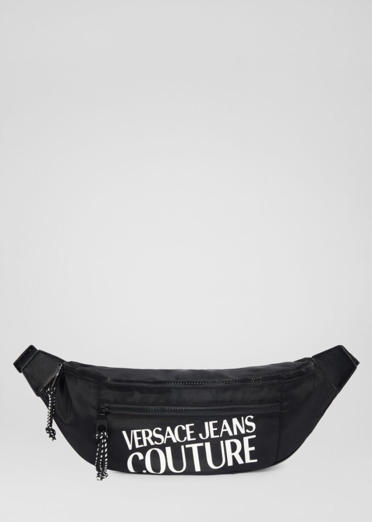 Versace Jeans Couture Logo Belt Bag Τσαντα Μεσησ Jeans Couture μαυρα | LF2PR2K
