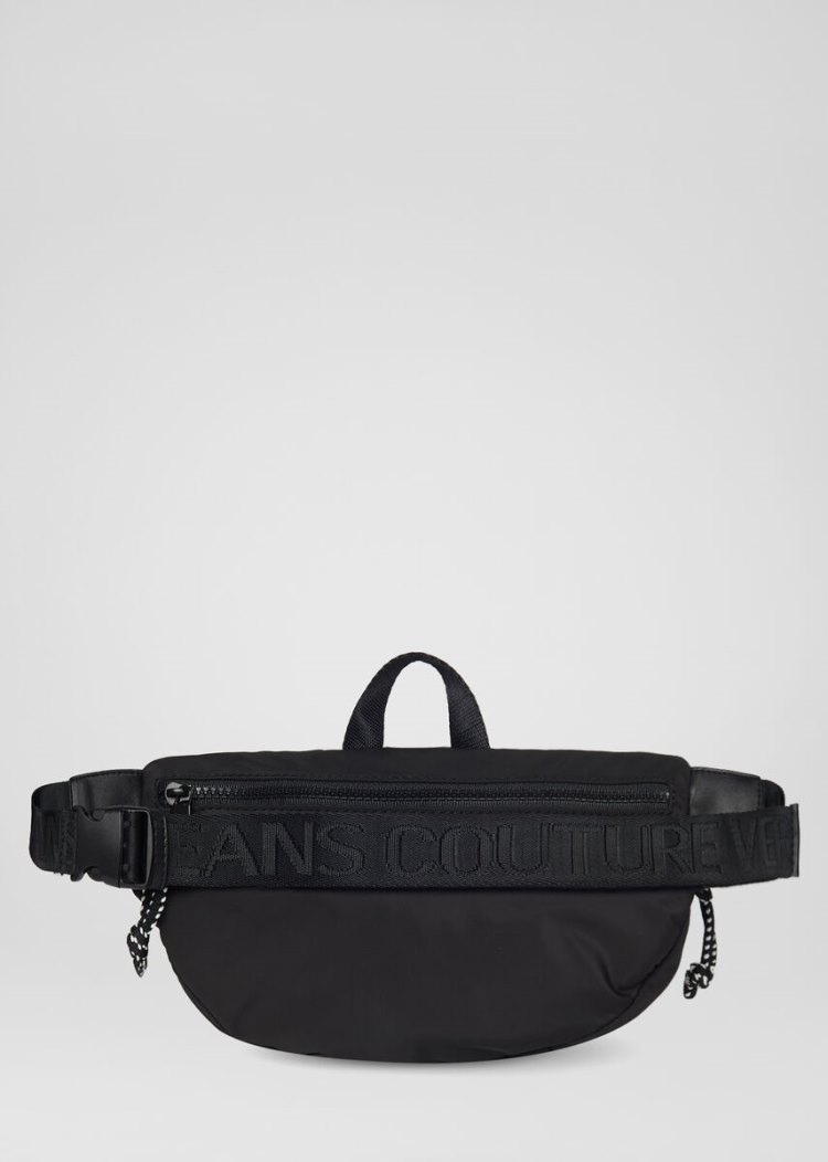 Versace Jeans Couture Logo Belt Bag Τσαντα Μεσησ Jeans Couture μαυρα | LX4DI08
