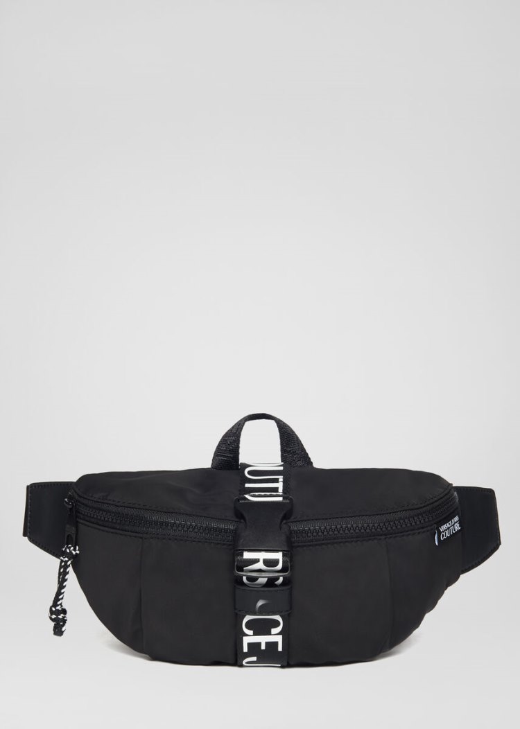 Versace Jeans Couture Logo Belt Bag Τσαντα Μεσησ Jeans Couture μαυρα | LX4DI08