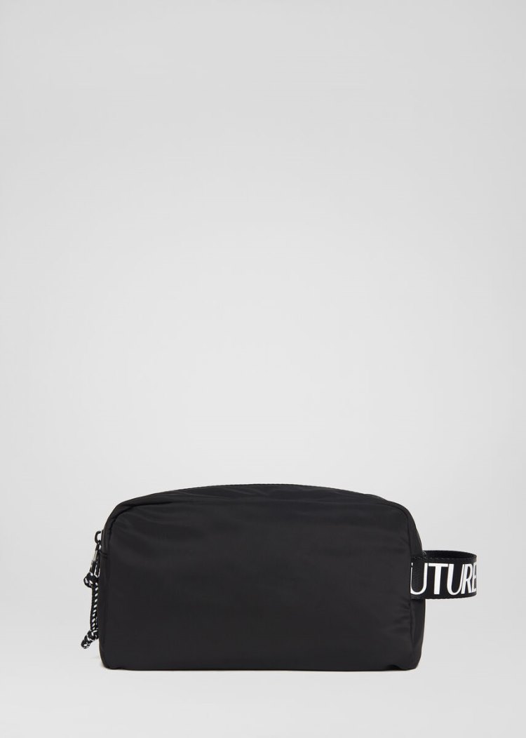 Versace Jeans Couture Logo Cosmetics Case τσαντα Jeans Couture μαυρα | 20IMCRO