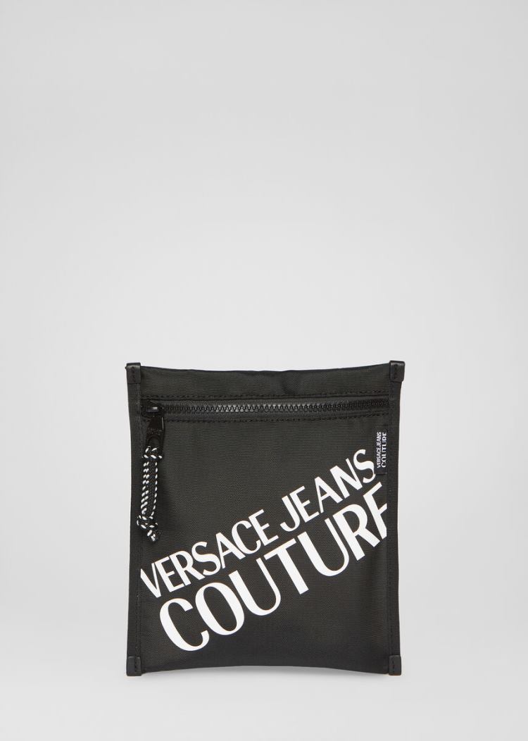 Versace Jeans Couture Logo Crossbody Bag τσαντα Jeans Couture μαυρα | FGOHPT8