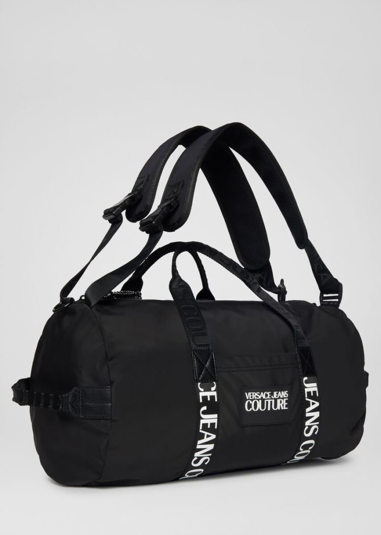 Versace Jeans Couture Logo Duffle Bag τσαντα Jeans Couture μαυρα | GQI5TLA