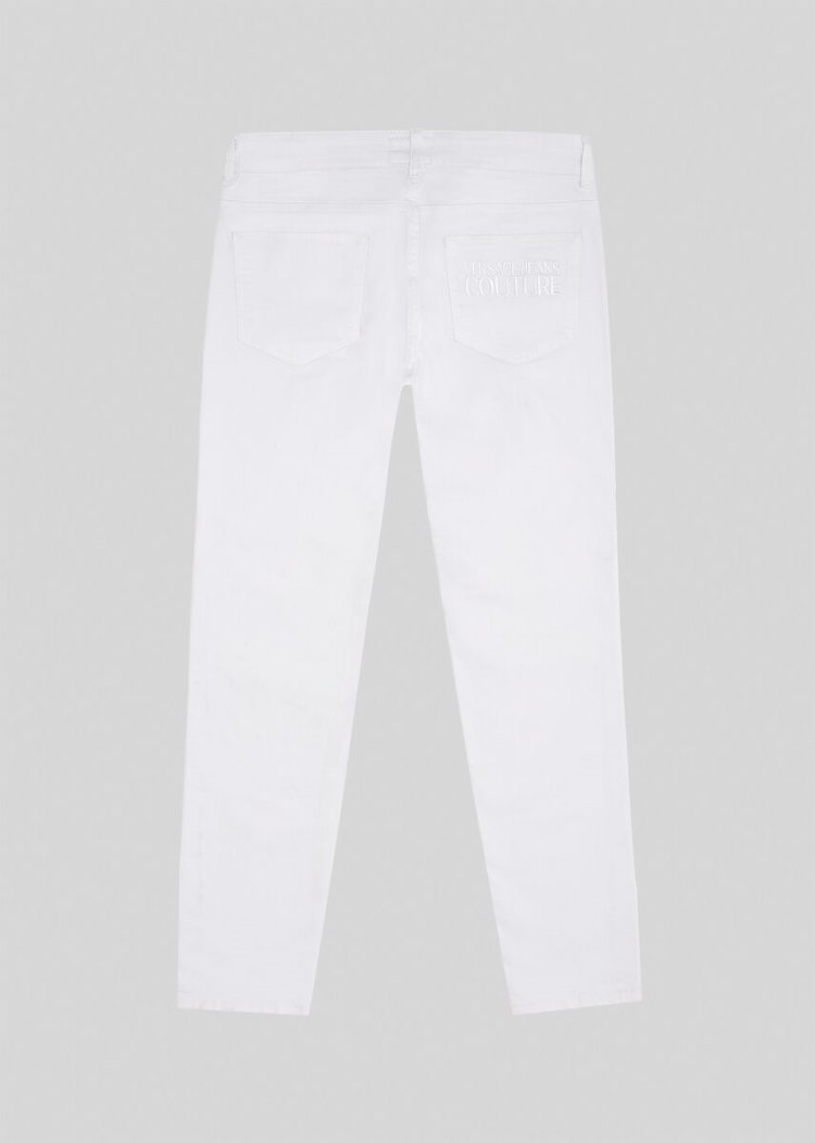 Versace Jeans Couture Logo Jeans τζιν παντελονι Jeans Couture ασπρα | R6M9OUF