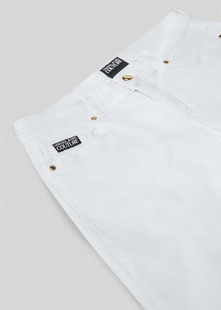 Versace Jeans Couture Logo Jeans τζιν παντελονι Jeans Couture ασπρα | R6M9OUF
