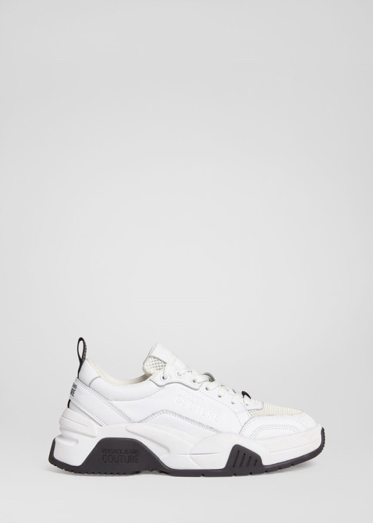 Versace Jeans Couture Logo Low Top Trainers αθλητικα Jeans Couture ασπρα | I6U96VL